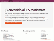 Tablet Screenshot of iesmarismas.org